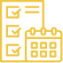 checklist and calendar icon
